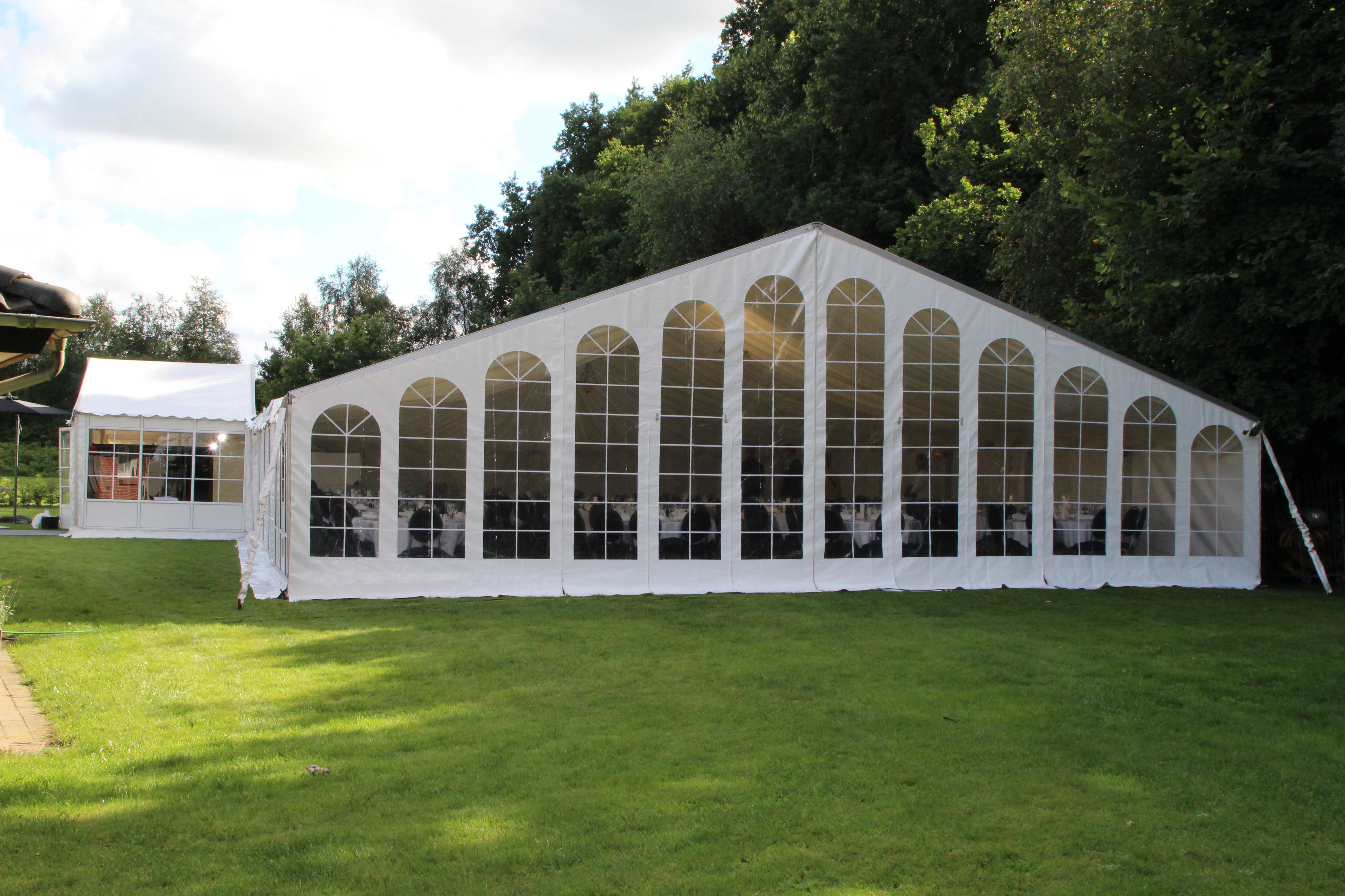 A. Glas gavlende til 12 meters telt thumbnail 1