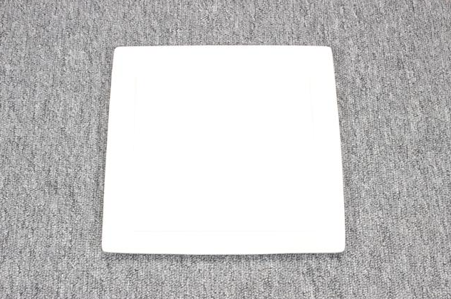 Firkantet flade tallerk 24 cm thumbnail 0