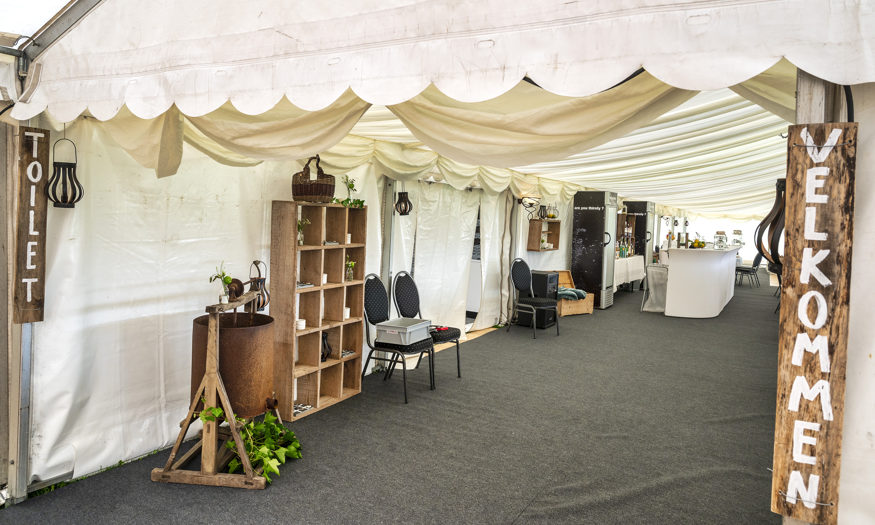 H. Gulvtæppe til telte ( sort ) pr m2 thumbnail 2