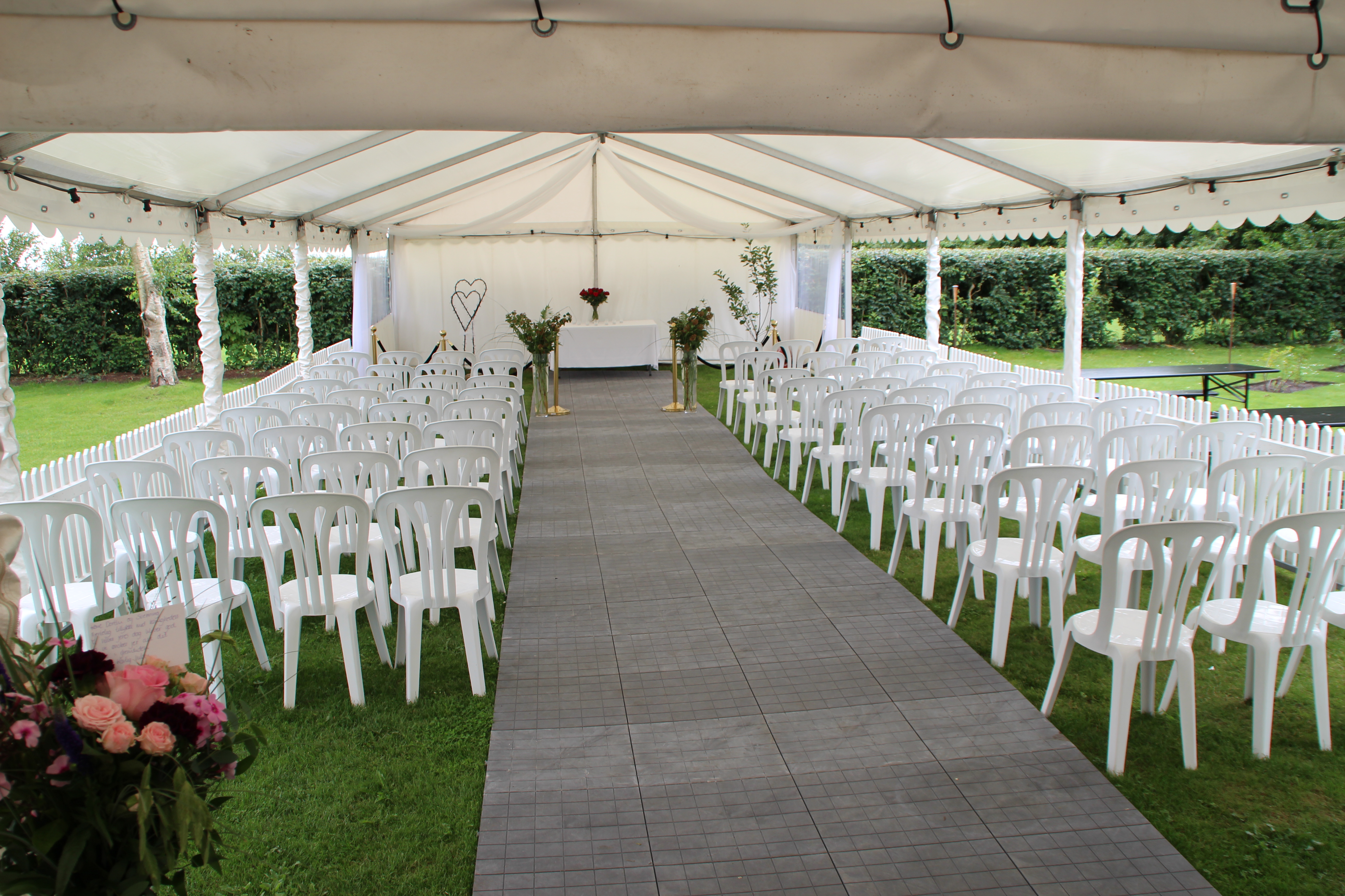 Hvide plast stole 1 thumbnail 2