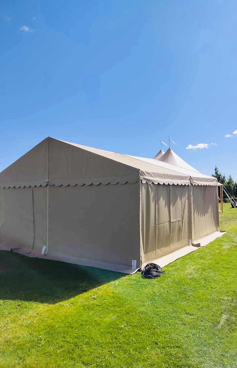 6 x 6 m Tipi farvet køkkentelt  thumbnail 1