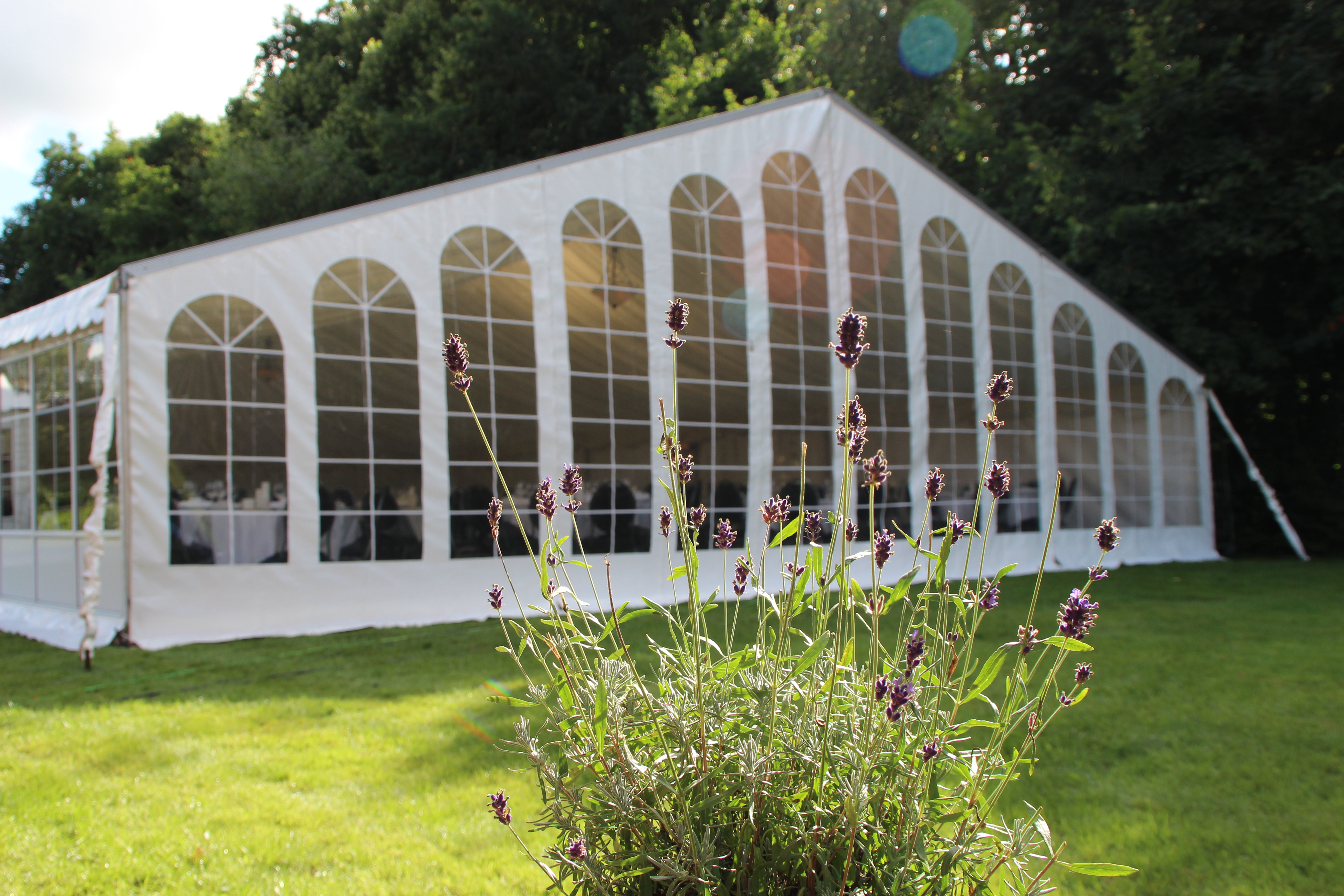 A. Glas gavlende til 12 meters telt thumbnail 2