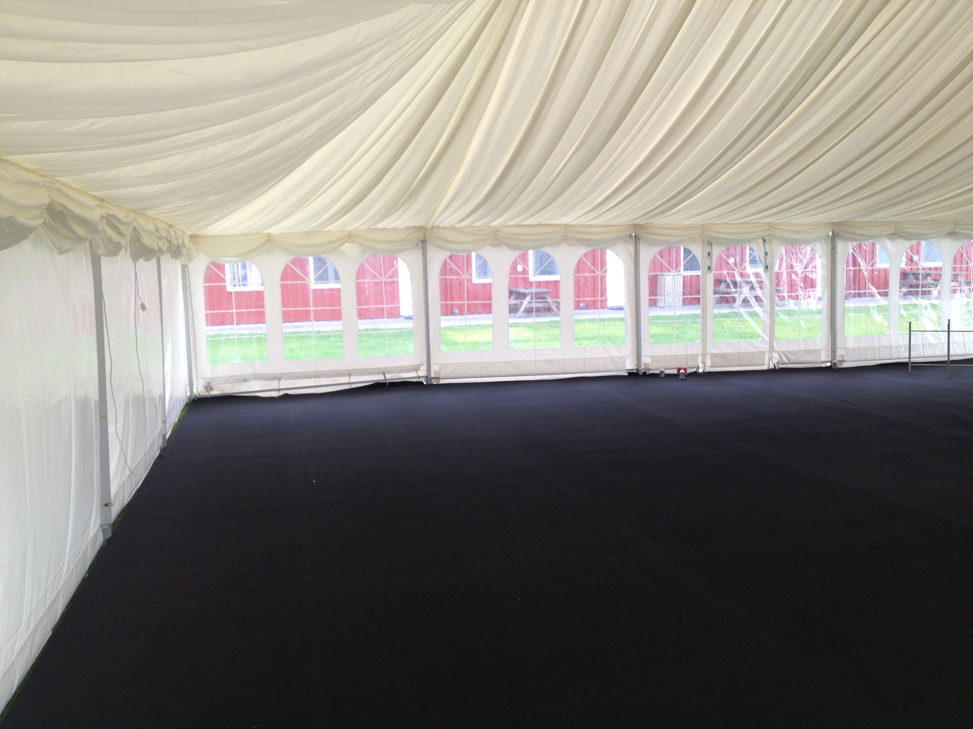 H. Gulvtæppe til telte ( sort ) pr m2 thumbnail 1