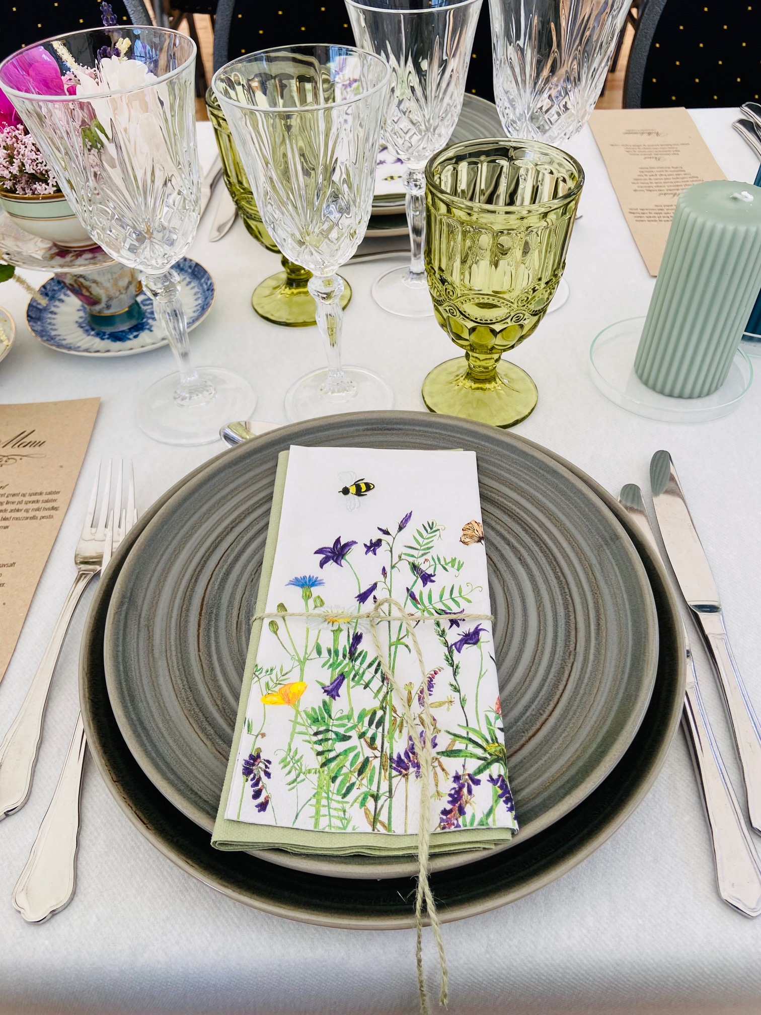 T. Flade tallerkner Piridot 27 cm thumbnail 1