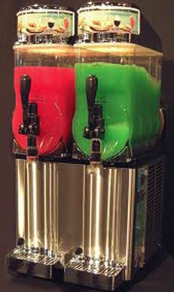 Eight shirts arranged on table in black, olive, grey, blue, white, red, mustard, and green.