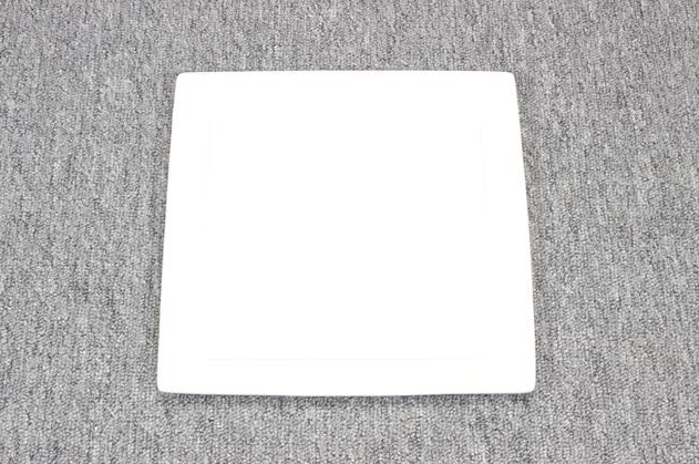Firkantet frokost tallerk 21 cm thumbnail 0