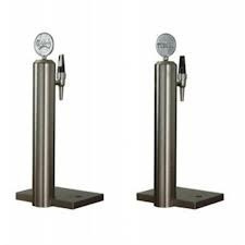 Eight shirts arranged on table in black, olive, grey, blue, white, red, mustard, and green.