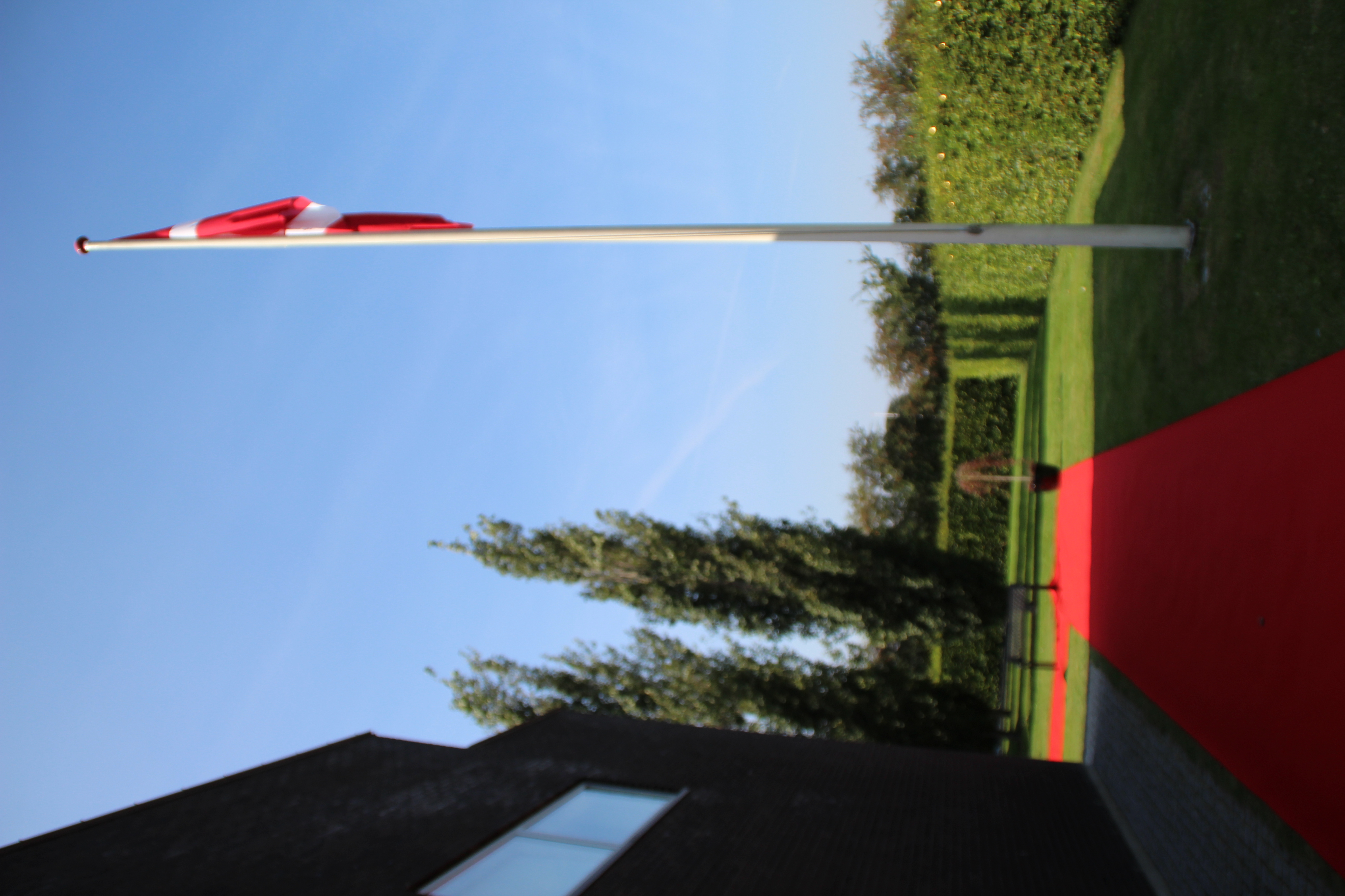 J. Rød løber 2,00 m. Bred sælges pr mtr thumbnail 1