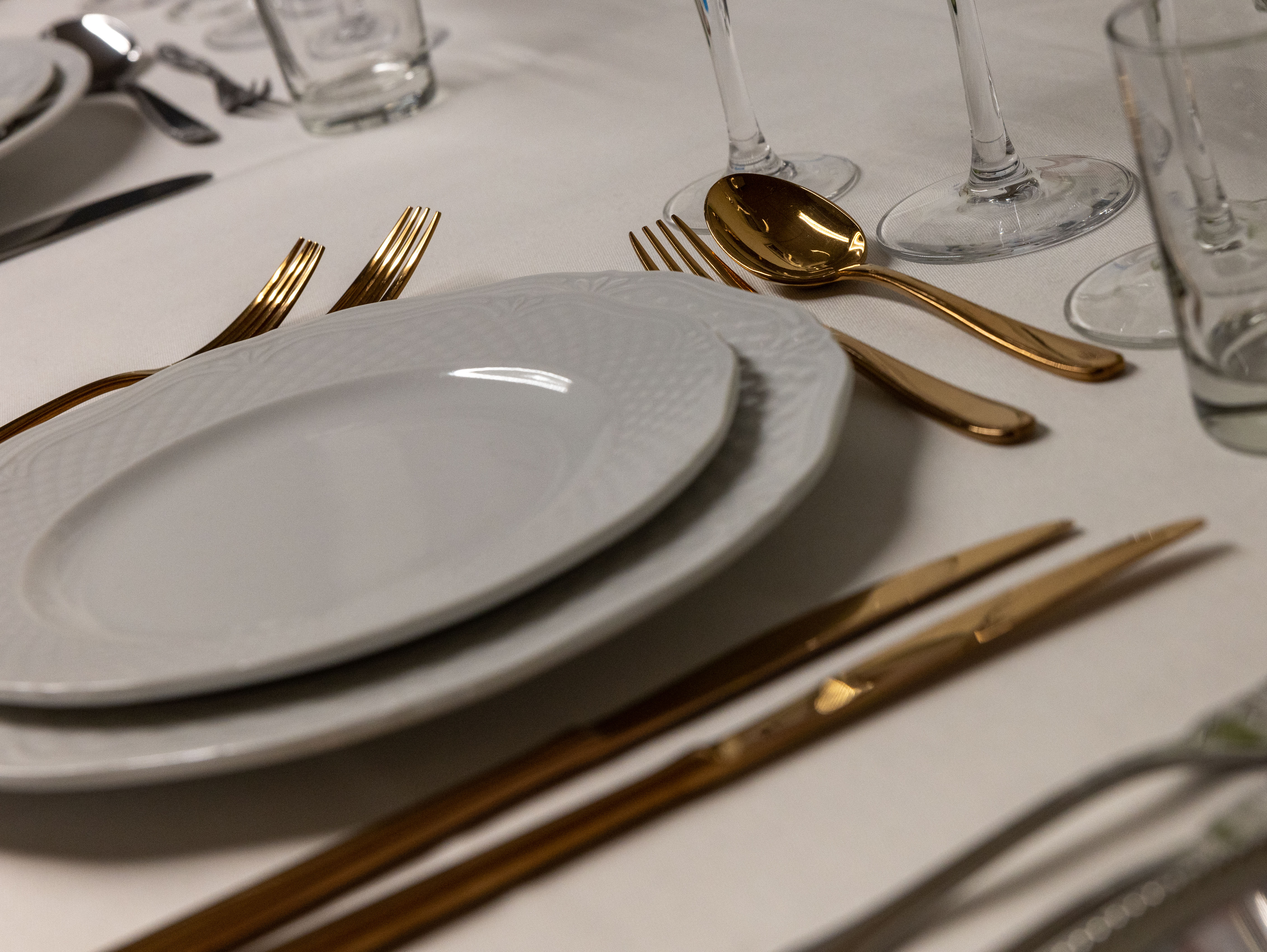 K. Flade tallerkner Ela. 24 cm thumbnail 1