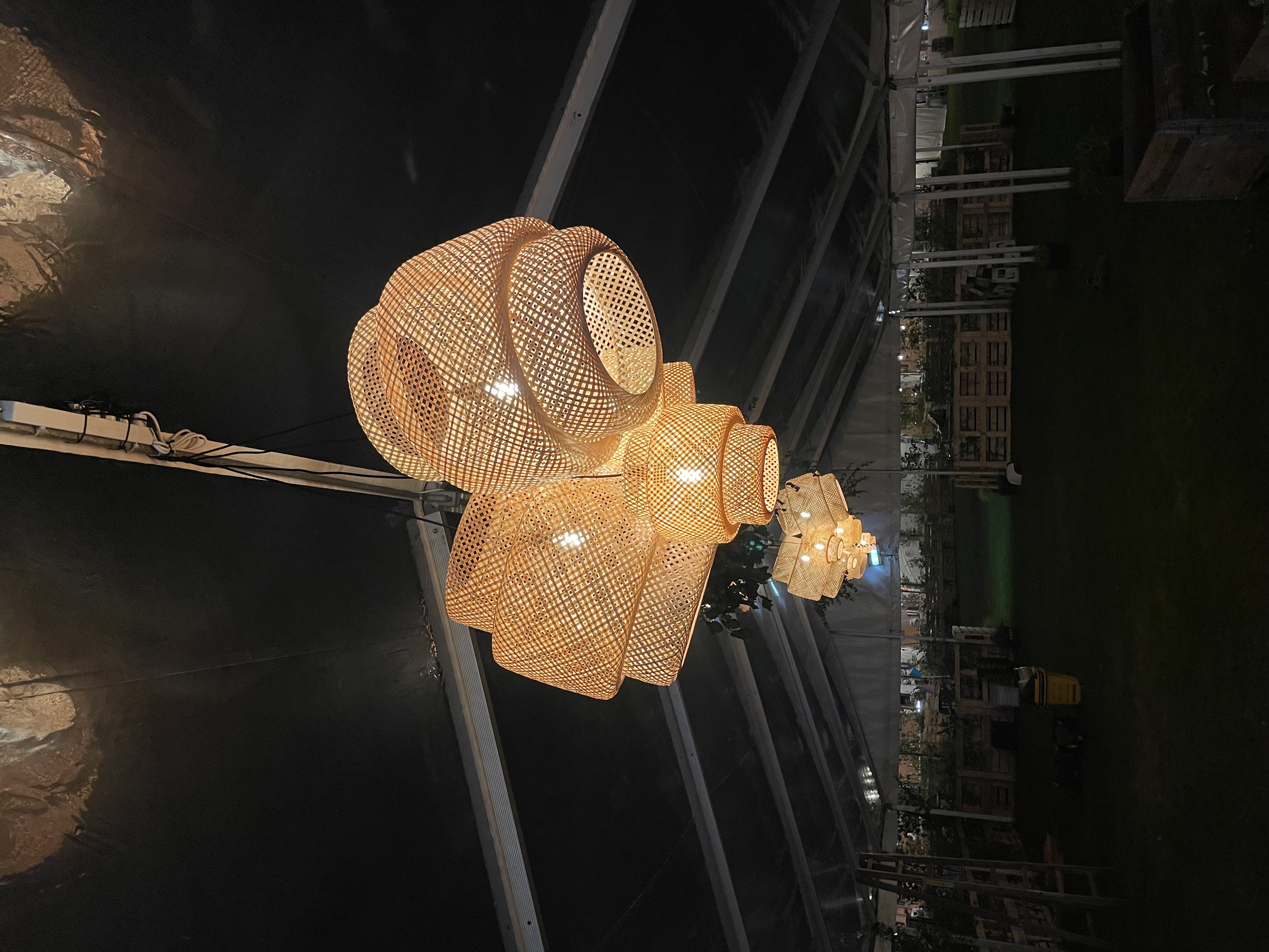 D. Crowford Bambus lampe thumbnail 2